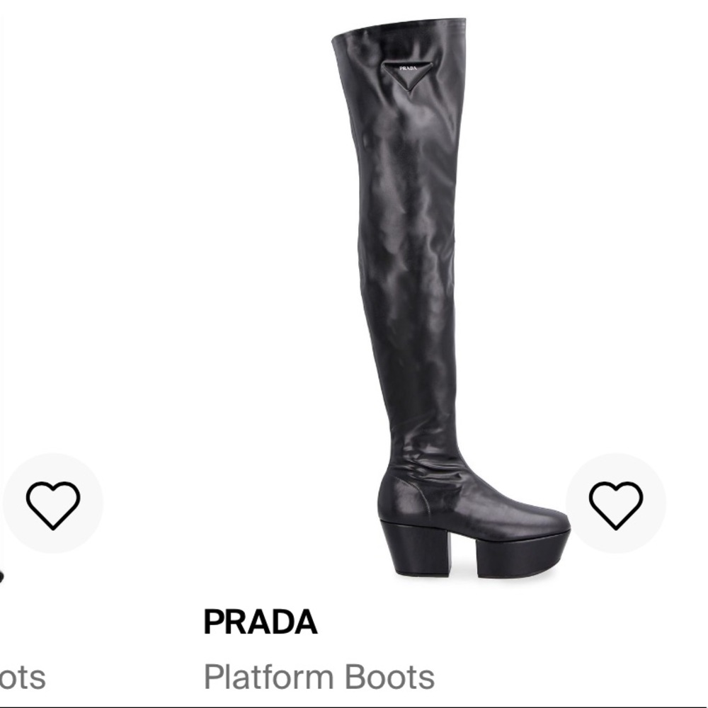 Prada Platform Boot (NWBox) Size 37